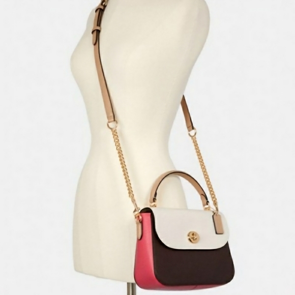 NWT Coach Leather Colorblock Crossbody